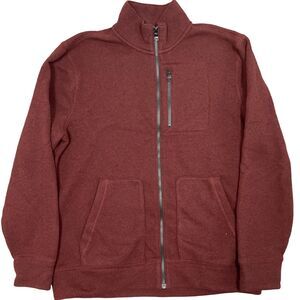 Size XL - Polartec Sweater Fleece Jacket, Banana Republic, Color Red Wine